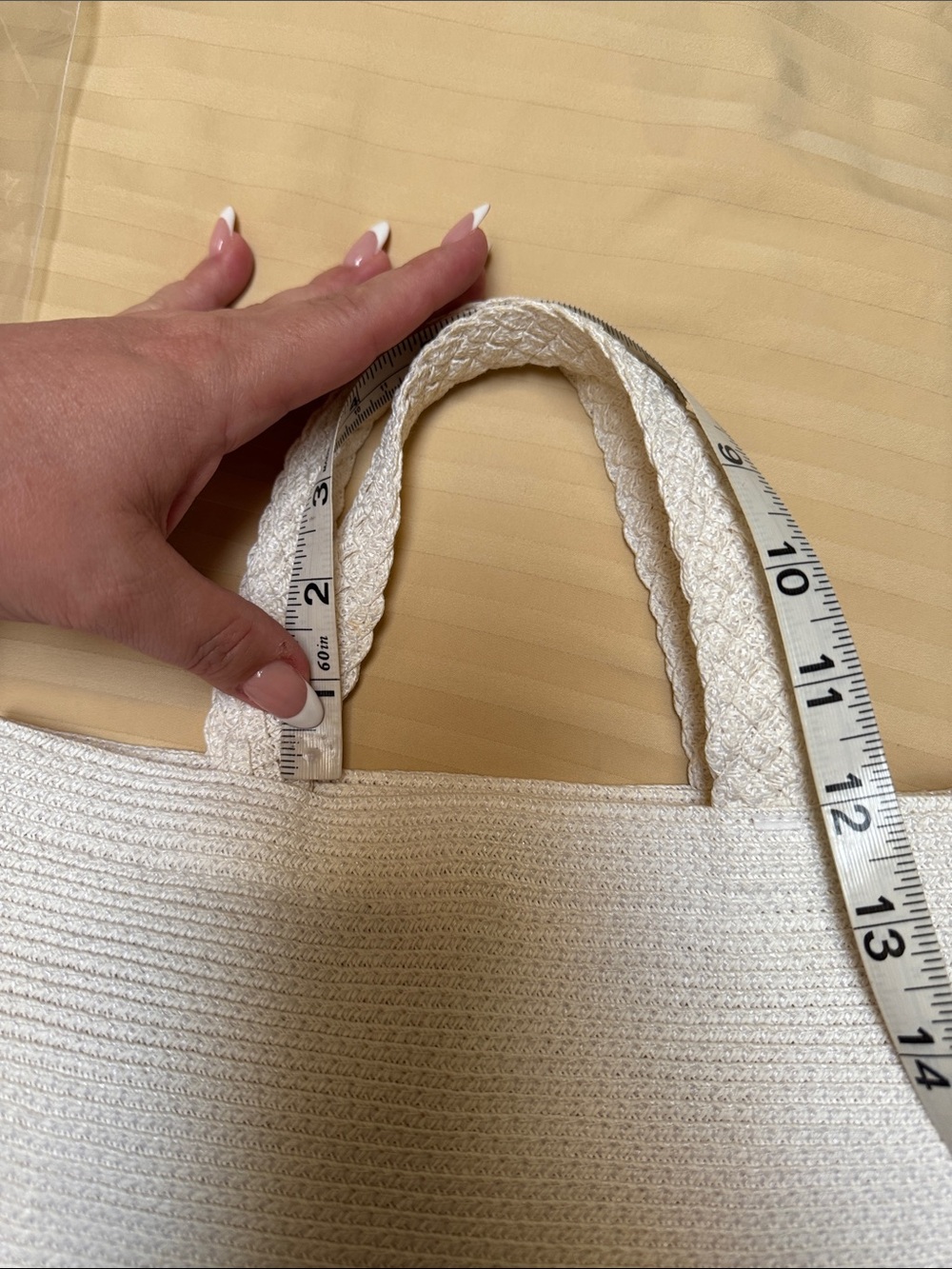 Talbots White Woven Small Hand Bag - Picture 10 of 10